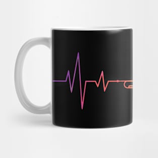 Trompeten Herzschlag - Trompeter And Trompetenspieler Tie Dye Design Mug